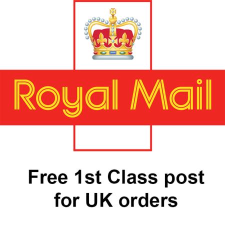 Free Royal Mail 1st Class postage for UK customers - and packaging update